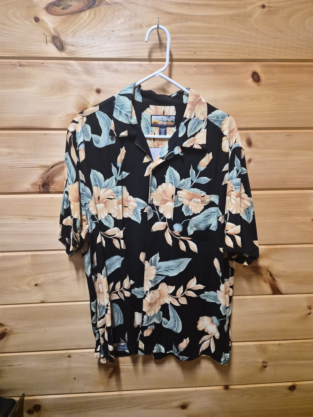 Hawaiian Shirt Havana JACK Cafe Black Floral